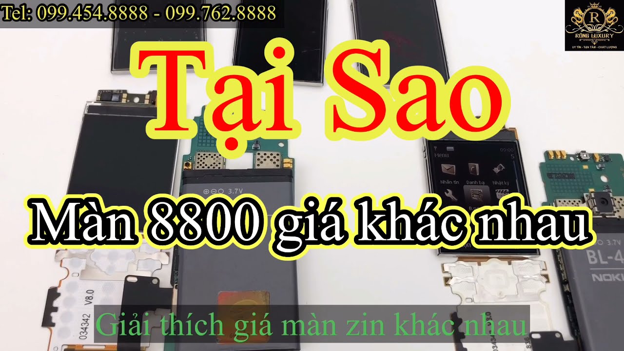 Màn Hình Nokia 8800 Arte Chính Hãng - Giá Bán Màn Hình Nokia 8800 Zin Bóc Máy Bao Nhiêu ?