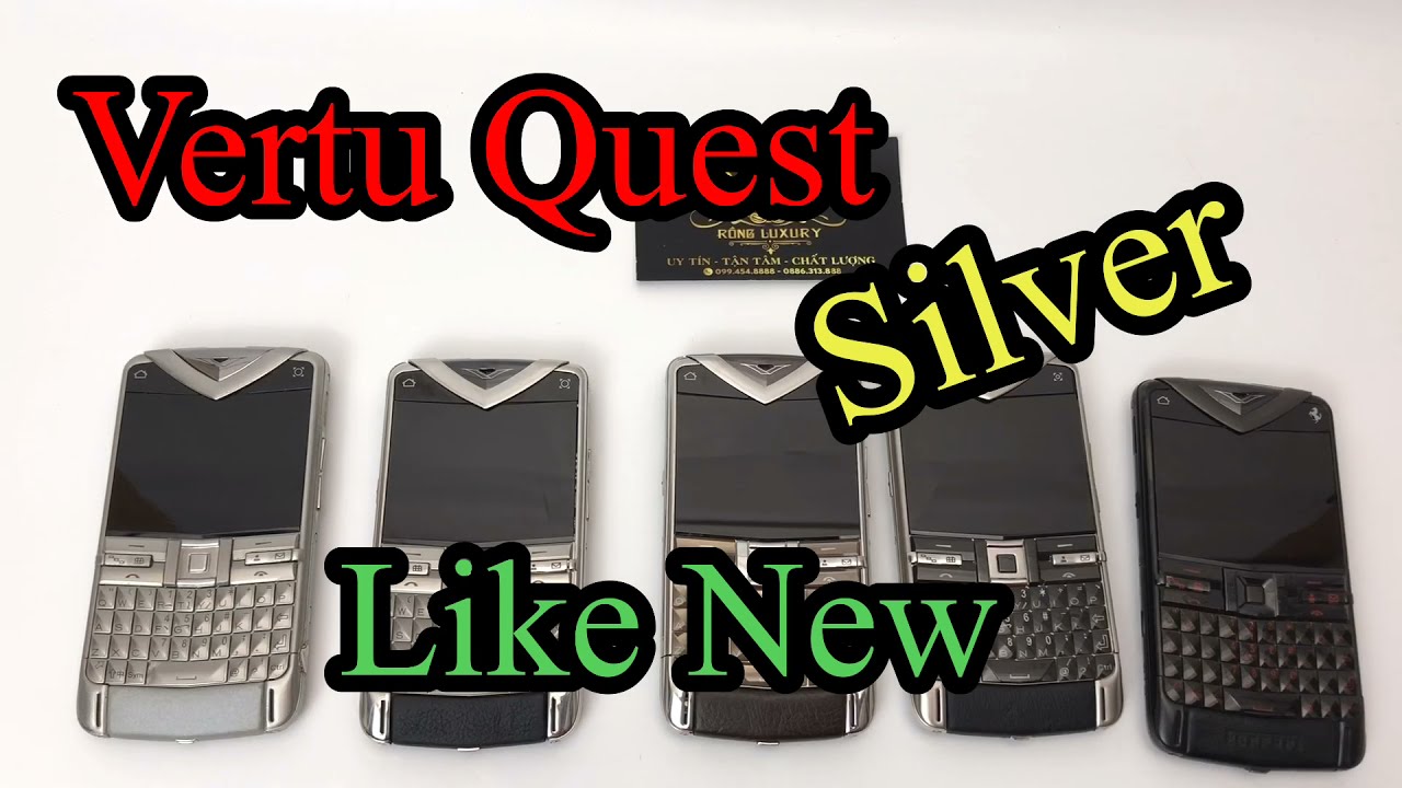 Vertu Quest Silver Like New Chính Hãng - Vertu Constellation Quest Giá Tốt