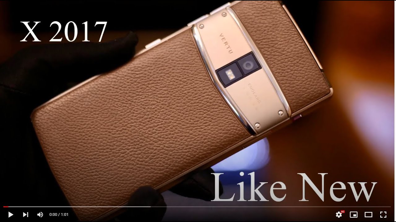 Vertu Constellation X 2 Sim Năm 2017 Da Nâu Chính Hãng - Bán Vertu Cảm Ứng Uy Tín Giá Tốt