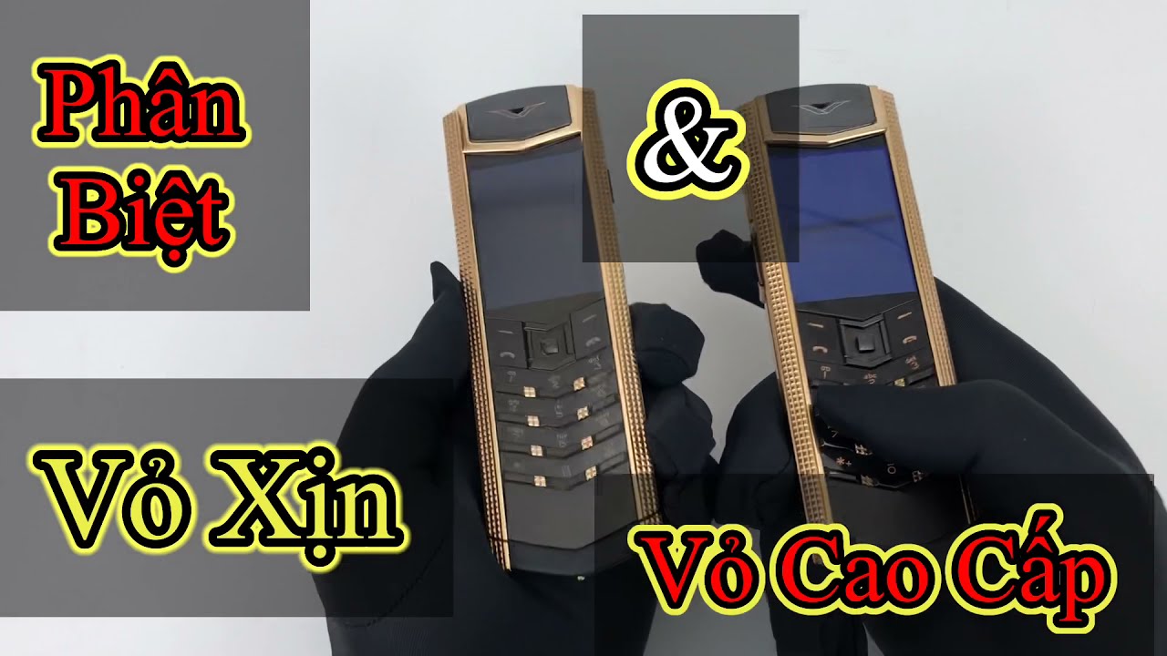 Phân Biệt Vertu Signature S Clous De Paris Rose Gold Xịn Và Vỏ Thay - Vỏ Máy Vertu Chính Hãng