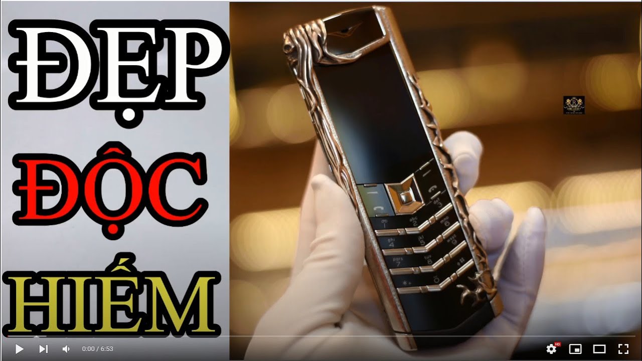 Vertu Signature S Rock Damascus Limited Edition Chính Hãng - Bản Hiếm Siêu Nét Đẹp