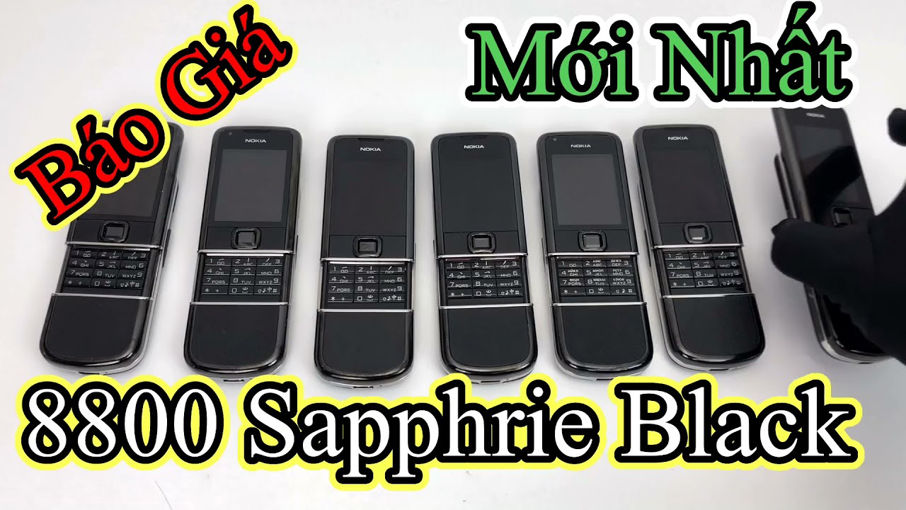 Nokia 8800 Saphire Black - Bảng Giá Nokia 8800 Saphire Black Đen Chính Hãng Mới Nhất