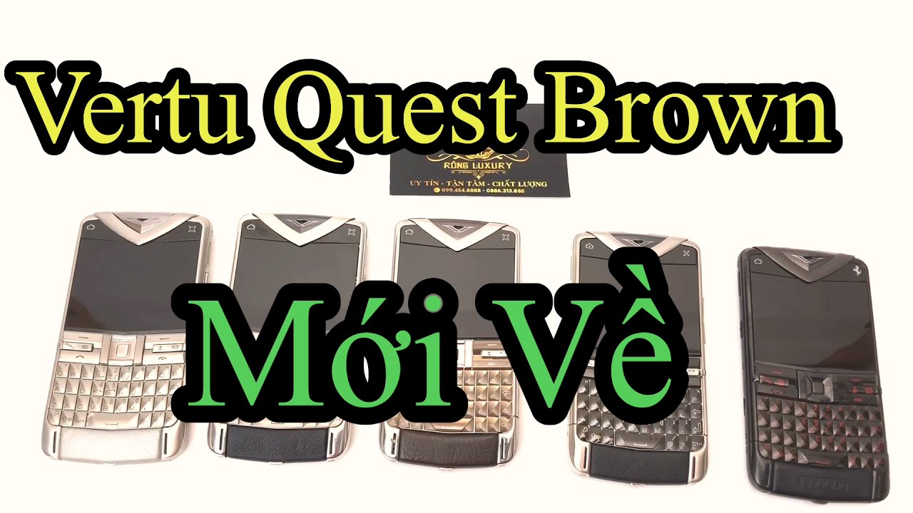 Vertu Constellation Quest Brown Chính Hãng