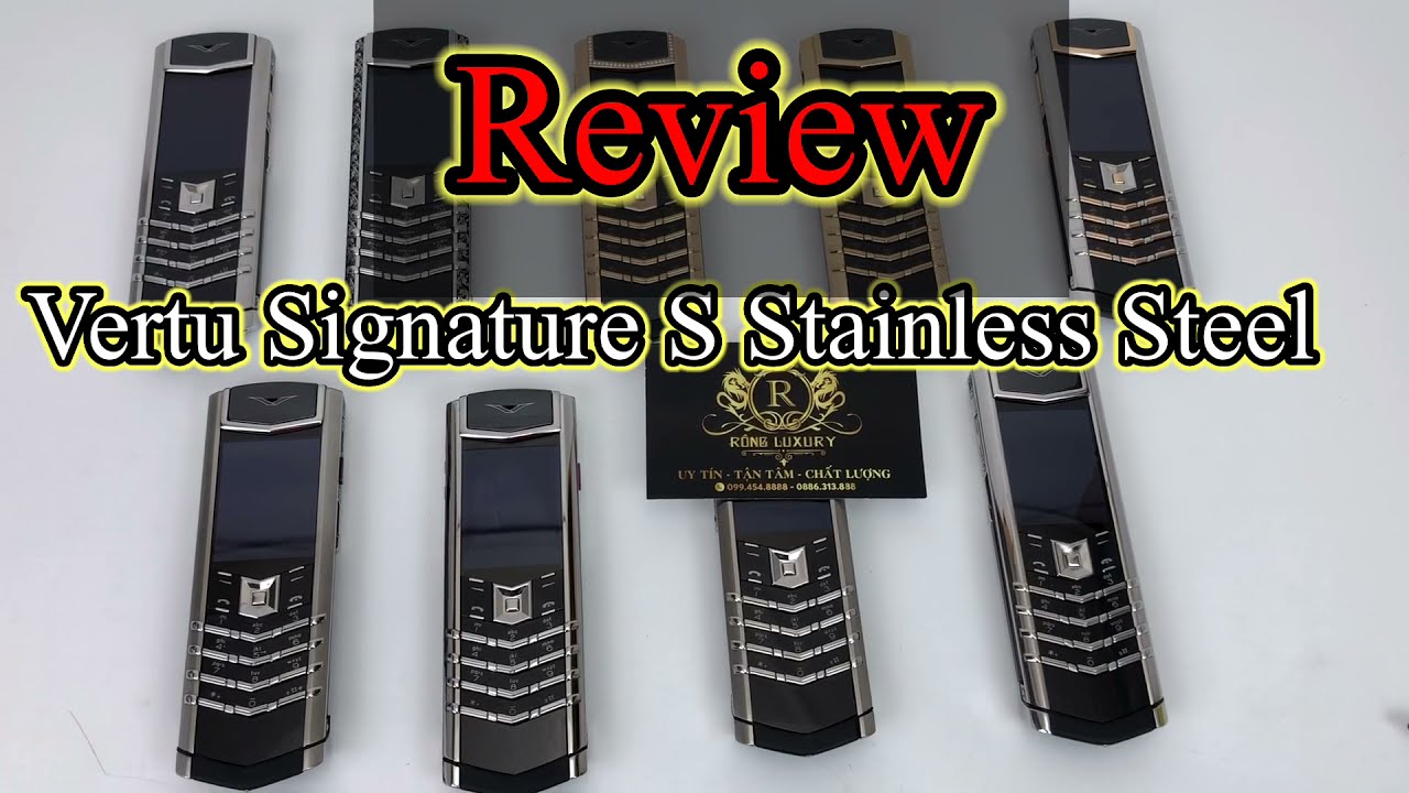 Review Vertu Signature S Stainless Steel Chính Hãng Giá Rẻ - Địa Chỉ Bán Vertu Uy Tín Hà Nội