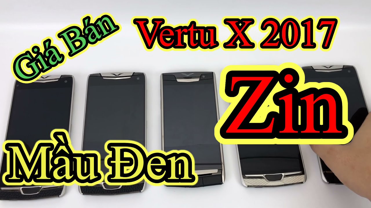 Vertu Constellation X 2 Sim Năm 2017 Da Đen Chính Hãng - Báo Giá Bán Vertu Cảm Ứng