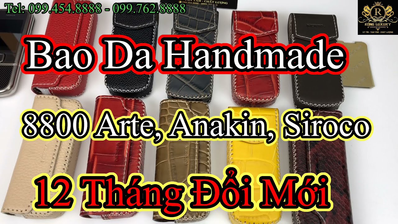 Bán Bao Da Nokia 8800 Nhập Khẩu Uy Tín- Bao Da Đựng 8800 Arte, Anakin, Siroco