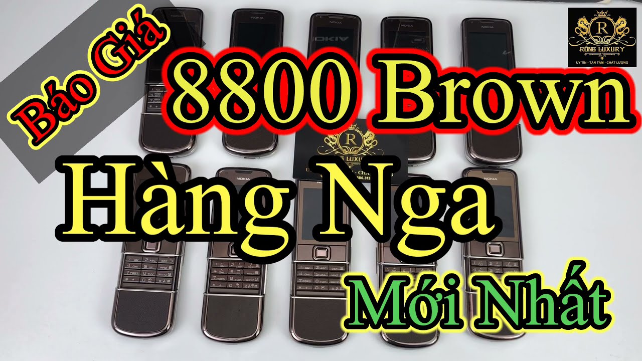 Nokia 8800 Sapphire Brown Chính Hãng - Giá Bán Nokia 8800 Mầu Nâu - Nokia 8800 Brown Nguyên Bản