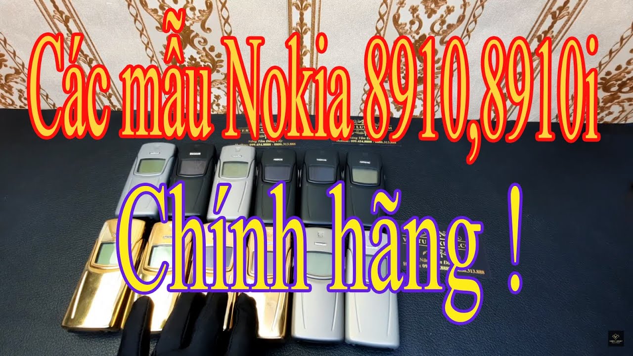 Nokia 8910 Chính Hãng - Nokia 8910 Gold - Nokia 8910i Chính Hãng - Đẳng Cấp