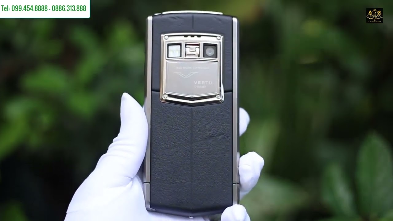 Cận Cảnh Full HD Mẫu Vertu Ti Cảm Ứng Siêu Đẹp Tại Rồng Luxury